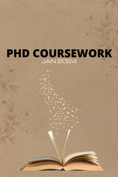 PhD Coursework, Jan 2024